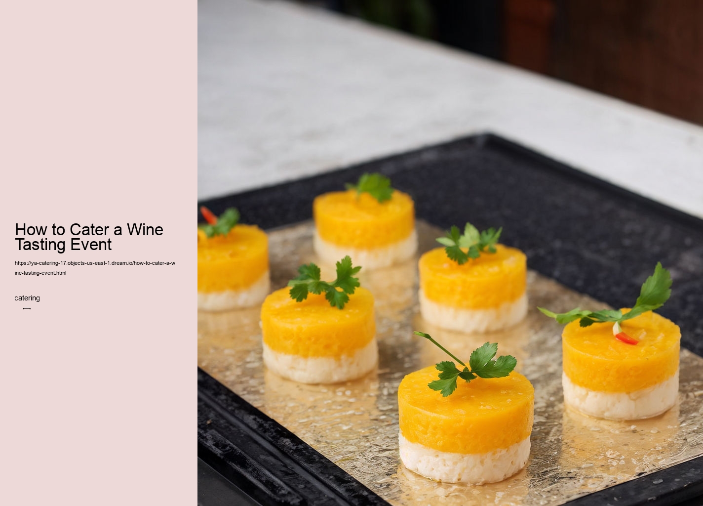 How to Cater a Wine Tasting Event