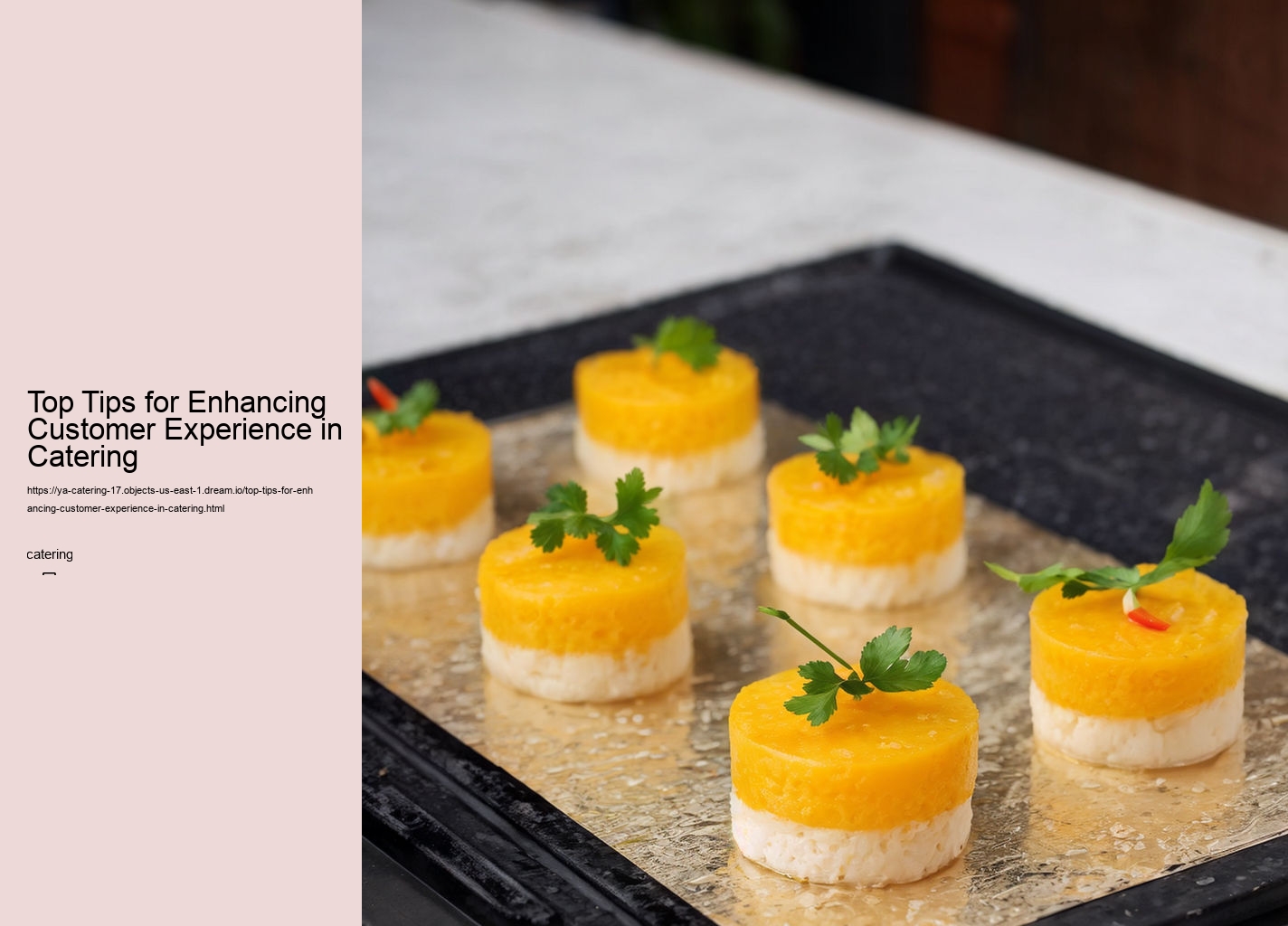 Top Tips for Enhancing Customer Experience in Catering